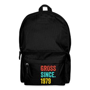 Funny Birthday Gross Since 1979 - Backpack - black - Front