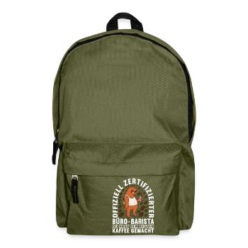 Abschiedsgeschenk Jobwechsel Kollegen - Rucksack - Olivgrün - Vorne