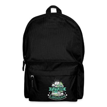 Futur librarian - Rucksack - Schwarz - Vorne