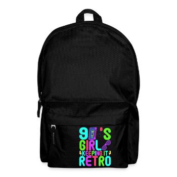 Fête des années 90 années 90 - Sac à dos - noir - Devant