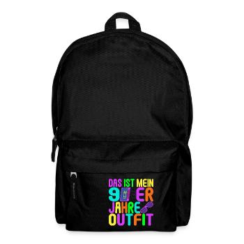 Fête des années 90 années 90 - Sac à dos - noir - Devant