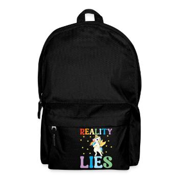Licorne Dictons Drôles Sarcasme - Sac à dos - noir - Devant