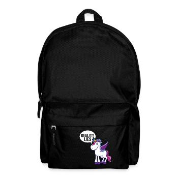 Licorne Dictons Drôles Sarcasme - Sac à dos - noir - Devant