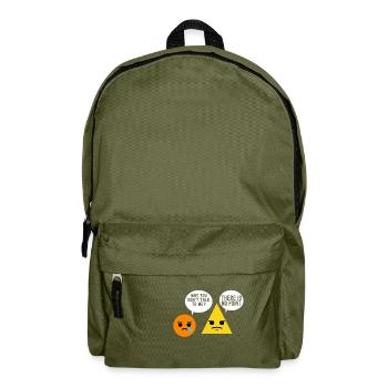 Math Teacher Mathematics - Backpack - olive green - Front