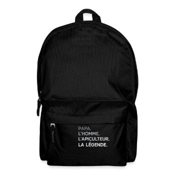 Papa Apiculteur L'Homme La Légende Cadeau Humour - Sac à dos - noir - Devant