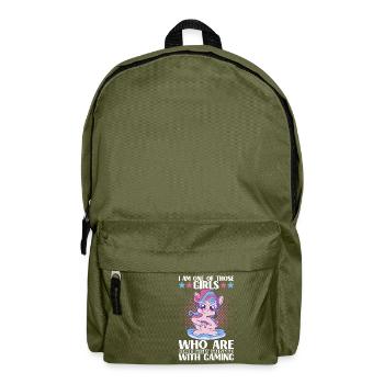 Joueurs de jeu - Sac à dos - vert olive - Devant