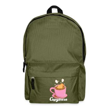 Capybara Water License - Backpack - olive green - Front
