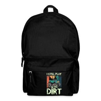I still play in the dirt Monster truck - Rucksack - Schwarz - Vorne