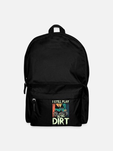 I still play in the dirt Monster truck - Rucksack - Schwarz