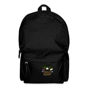 Camping Scout Design für stolze Pfadfinder - Rucksack - Schwarz - Vorne