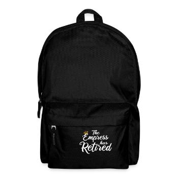 L’impératrice a pris sa retraite - Sac à dos - noir - Devant