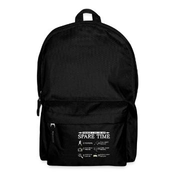 Things I do in my spare time fencing - Backpack - black - Front