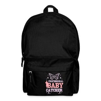 Professional baby catcher - Rucksack - Schwarz - Vorne