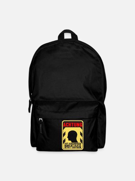 Glatze Glatzkopf - Rucksack - Schwarz