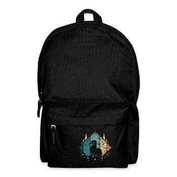 Retro Vintage Seal - Backpack - black - Front