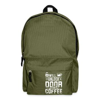 Will unlock door for coffee locksmith - Rucksack - Olivgrün - Vorne