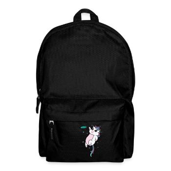 Licorne avec Frisbee Créatures Mythiques Sport - Sac à dos - noir - Devant
