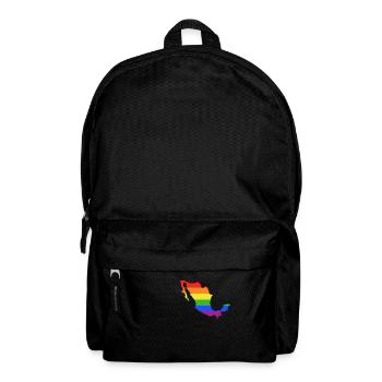 Mexiko Regenbogenflagge für stolze LGTBQ-Mexikaner - Rucksack - Schwarz - Vorne