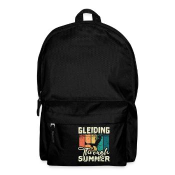 Gliding through summer zipline - Rucksack - Schwarz - Vorne