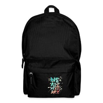 Nous avons tous besoin d’art - Sac à dos - noir - Devant