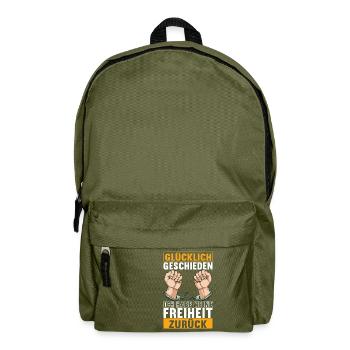 Geschieden Scheidung - Rucksack - Olivgrün - Vorne