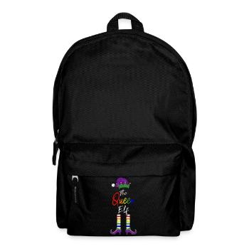 The Queer Elf - Der schwule Weihnachtself - Rucksack - Schwarz - Vorne