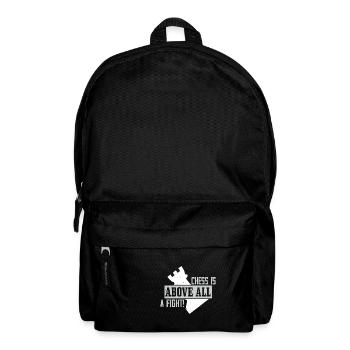Schach ist vor allem ein Kampf! - Rucksack - Schwarz - Vorne