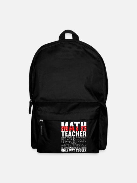Mathe Mathelehrer - Rucksack - Schwarz