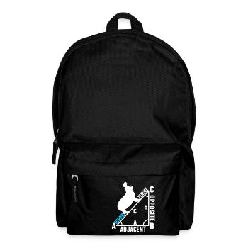 Professeur de mathématiques - Sac à dos - noir - Devant
