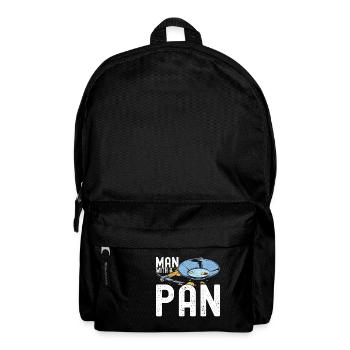 Goldwaschen Goldschürfer - Rucksack - Schwarz - Vorne