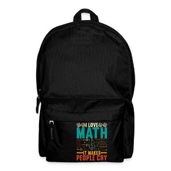 Math Teacher - Backpack - black - Front
