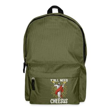 Amateurs de fromage Gouda - Sac à dos - vert olive - Devant