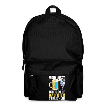Beer drinkers Beer drinking - Backpack - black - Front