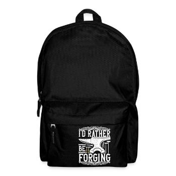 Blacksmith Forging Anvil - Backpack - black - Front