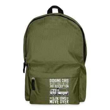 Abschleppwagen Abschleppdienst - Rucksack - Olivgrün - Vorne