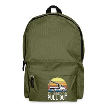 Abschleppwagen Abschleppdienst - Rucksack - Olivgrün - Vorne