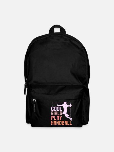 Cool girls play handball - Rucksack - Schwarz
