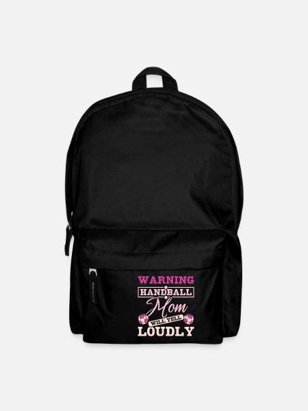 Handball mom will yell loudly - Rucksack - Schwarz