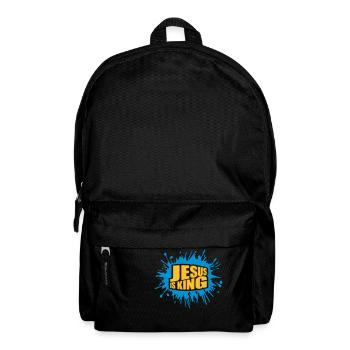 jesus is king Zitat - Rucksack - Schwarz - Vorne