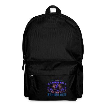 A bride is a woman with a fine prospect of - Backpack - black - Front