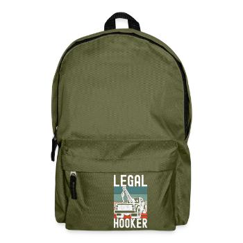 Abschleppwagen Abschleppdienst - Rucksack - Olivgrün - Vorne