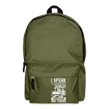 Abschleppwagen Abschleppdienst - Rucksack - Olivgrün - Vorne