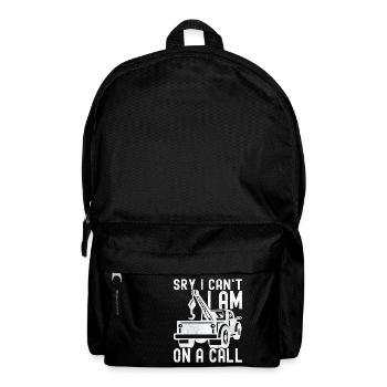 Abschleppwagen Abschleppdienst - Rucksack - Schwarz - Vorne