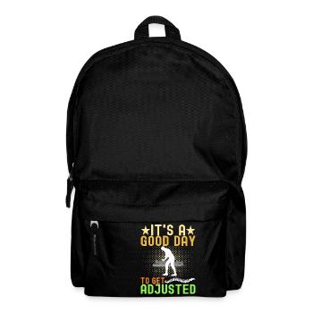 Chiropractor Chiropractic Physiotherapy - Backpack - black - Front