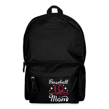 Mothers Day Mommy Baseball Mom - Rucksack - Schwarz - Vorne