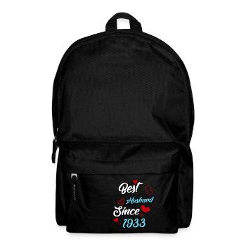 Best Husband Since 1933 Wedding - Backpack - black - Front