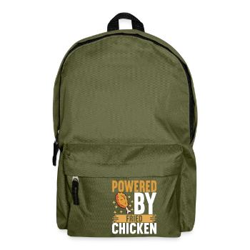 Restauration rapide au poulet frit - Sac à dos - vert olive - Devant