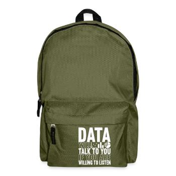 Data Scientist Data Analyst - Rucksack - Olivgrün - Vorne