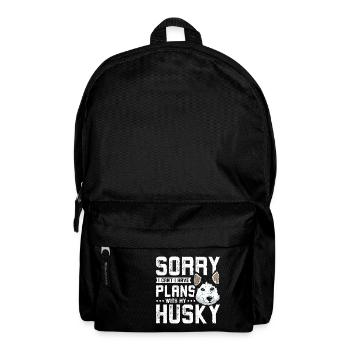 Désolé, je ne peux pas avoir de plans avec mon husky sibérien - Sac à dos - noir - Devant