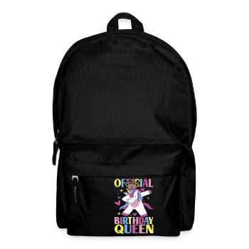 Unicorn Birthday - Backpack - black - Front